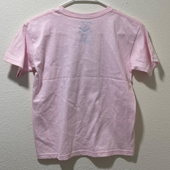 Pink Short Sleeve Tee With Colorful Dog Design Playa Del Carmen México Print - Picture 5 of 7